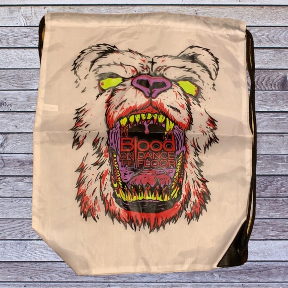 BOTDF Blood On The Dance Floor Polar Bear Backpack Rare Scene Emo Halloween - Picture 1 of 4